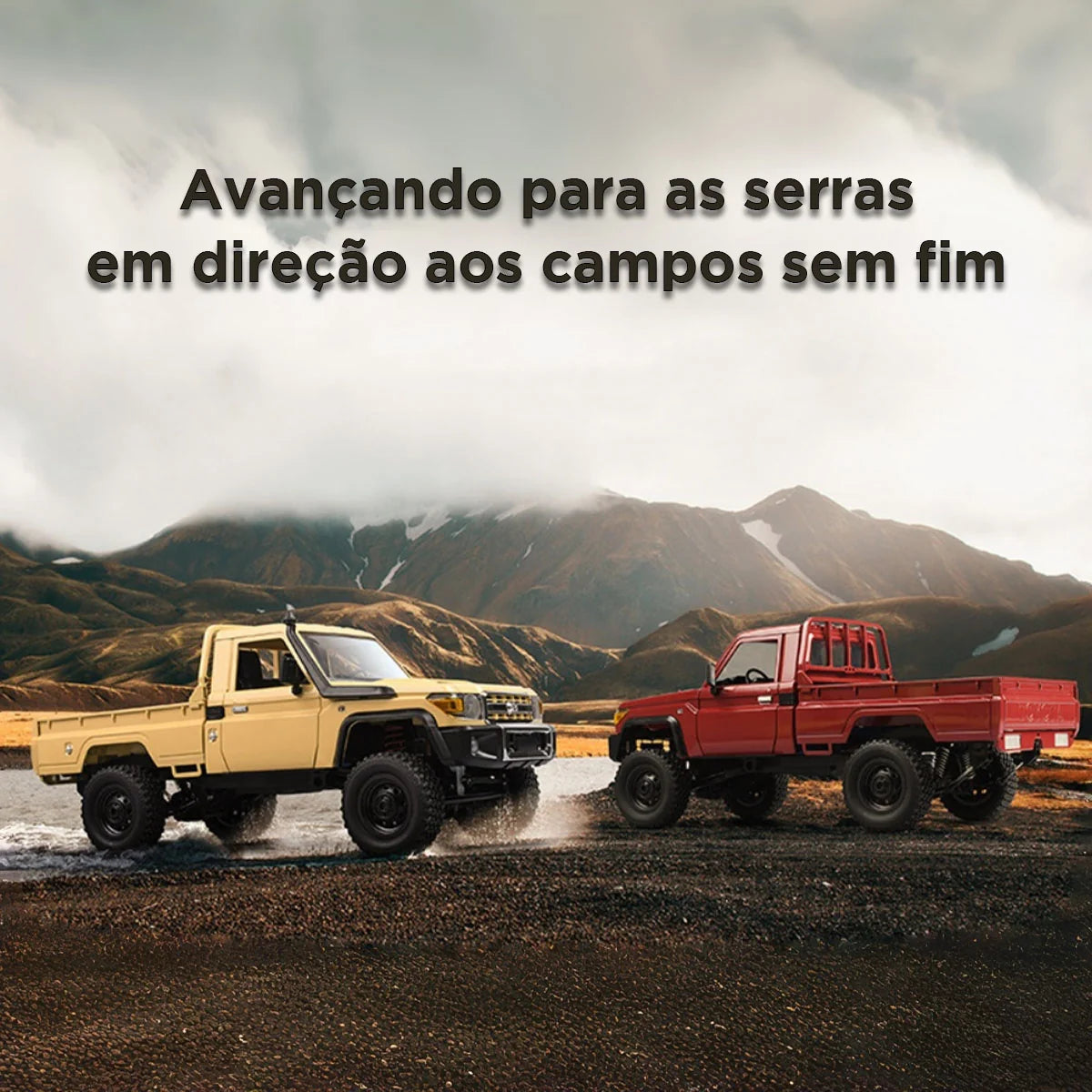 Carrinho Controle Remoto Carro Picape Monster Car Off Road Brastoy