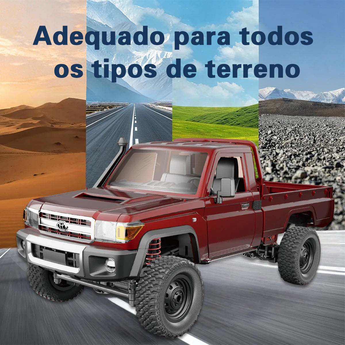 Carrinho Controle Remoto Carro Picape Monster Car Off Road Brastoy