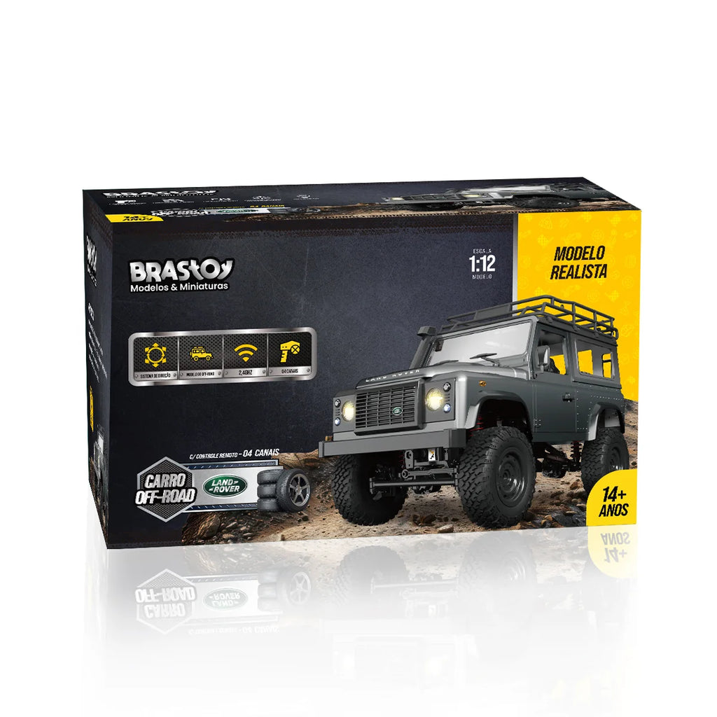 Carro Controle Remoto 4x4 Land Rover Offroad Recarregáve Rc Brastoy