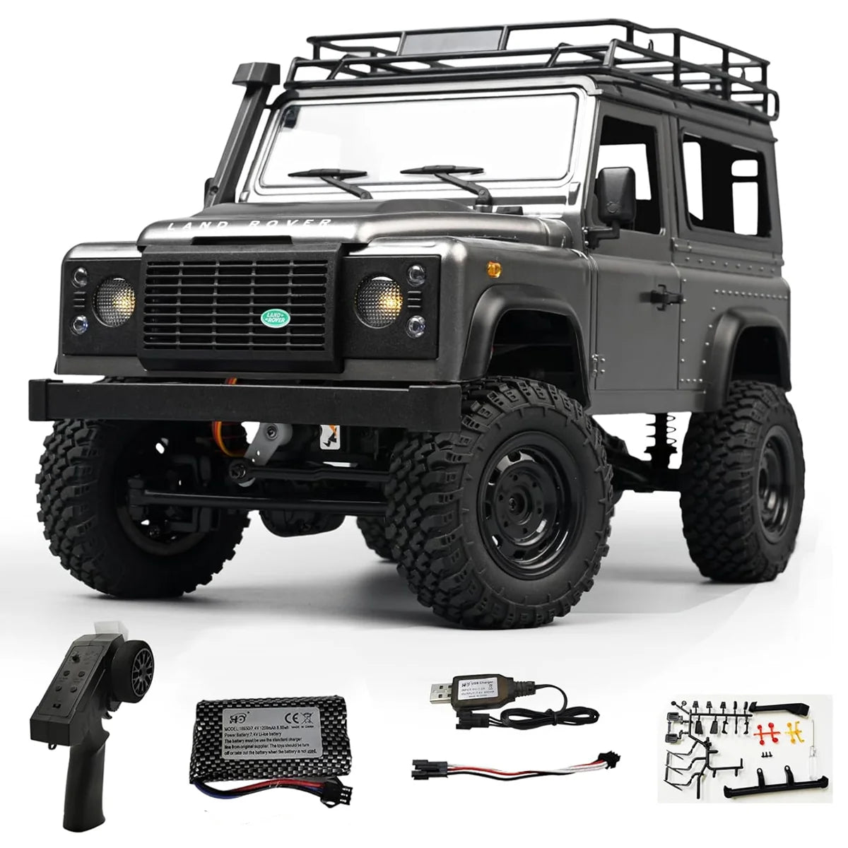 Carro Controle Remoto 4x4 Land Rover Offroad Recarregáve Rc Brastoy