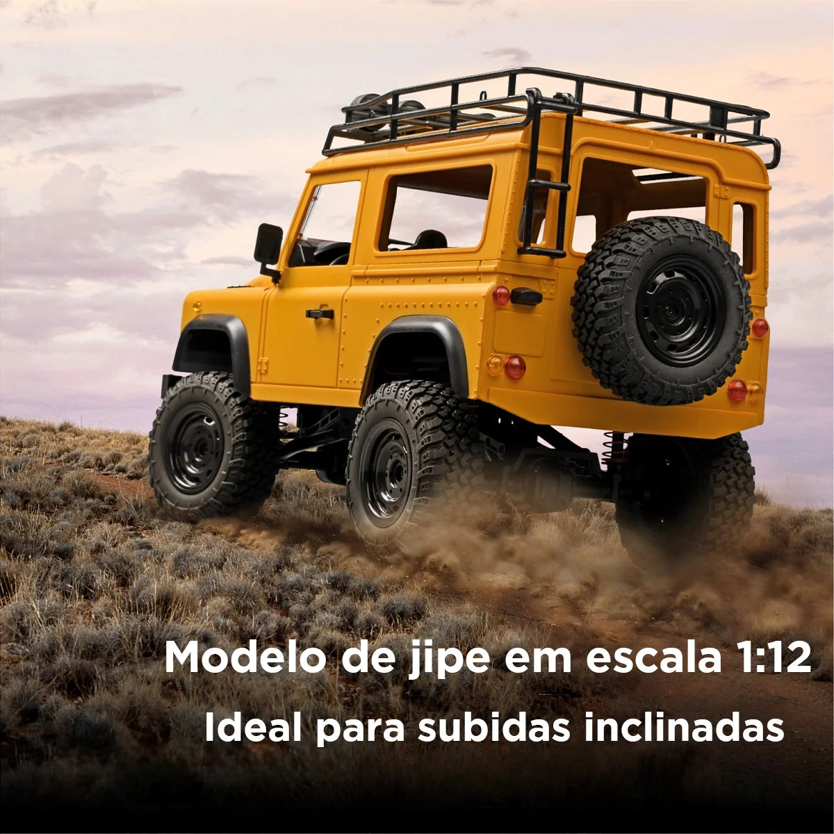 Carro Controle Remoto 4x4 Land Rover Offroad Recarregáve Rc Brastoy