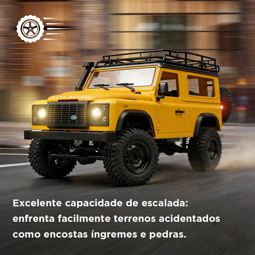 Carro Controle Remoto 4x4 Land Rover Offroad Recarregáve Rc Brastoy
