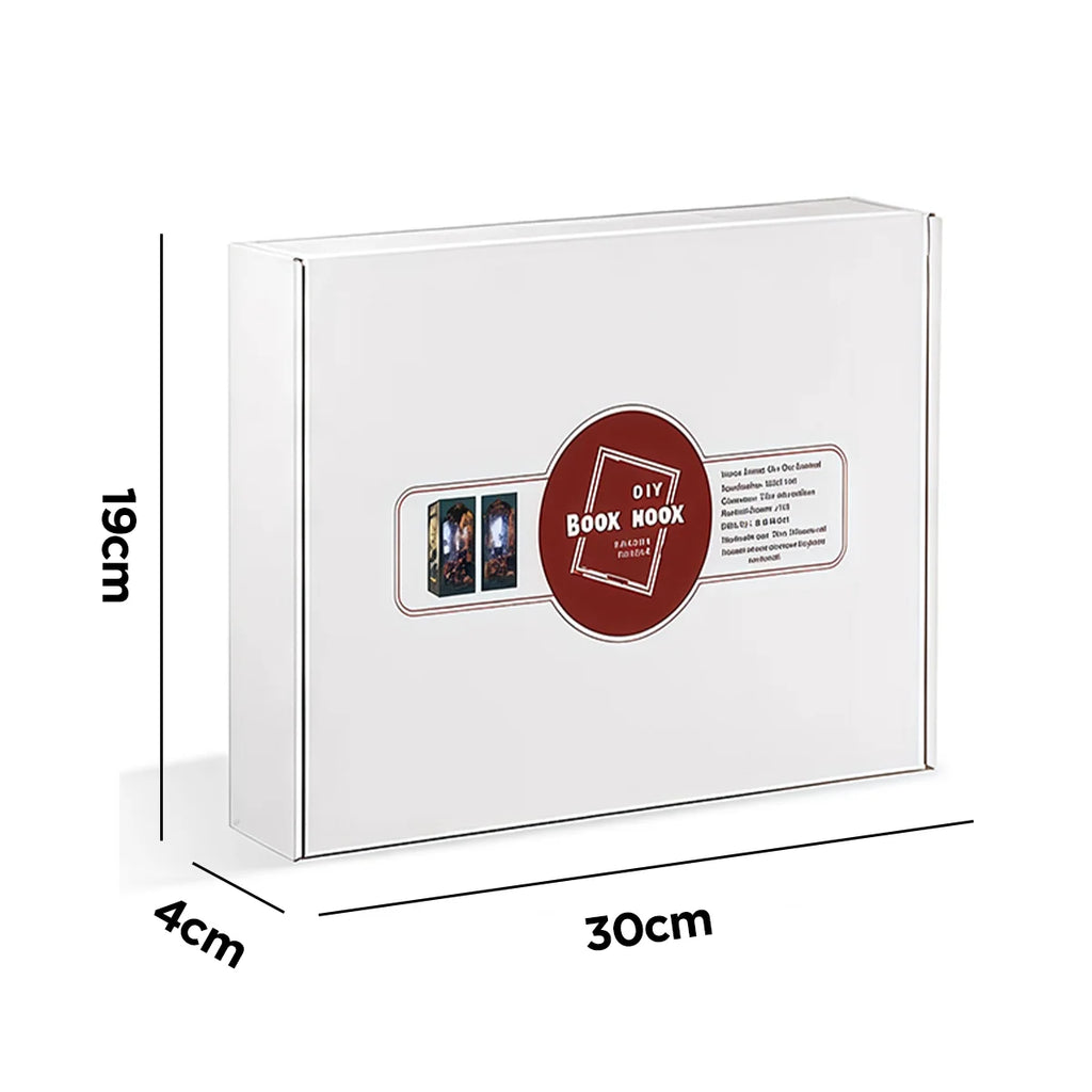 Bloco de Montar Cantinho De Leitura Tema Oceano Misterioso Puzzle QuebraCabeça Miniatura de Madeira com Luzes LED Brastoy DIY